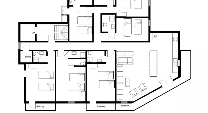 Chalet Capella, La Plagne 1800 ski chalet, image 6